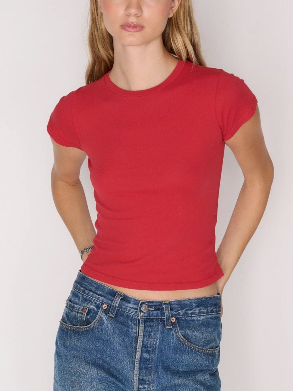 RLT Soft Baby Tee in Red